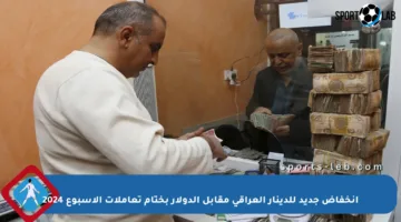 انخفاض جديد للدينار العراقي مقابل الدولار بختام تعاملات الأسبوع 2024